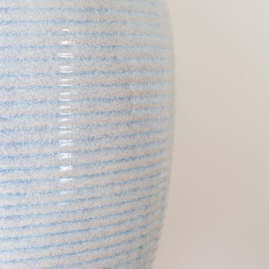 Areti Blue Ceramic Table Lamp By Black Mango