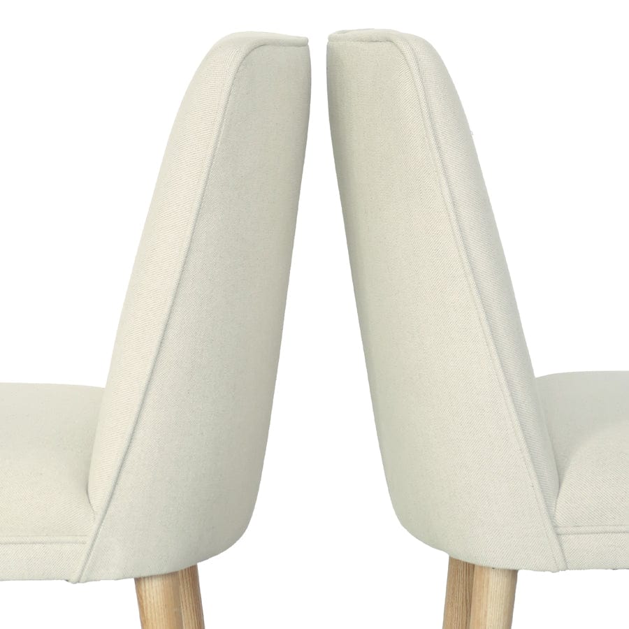 Astrid Modern Upholstered Dining Chair | Set of 2 By Black Mango