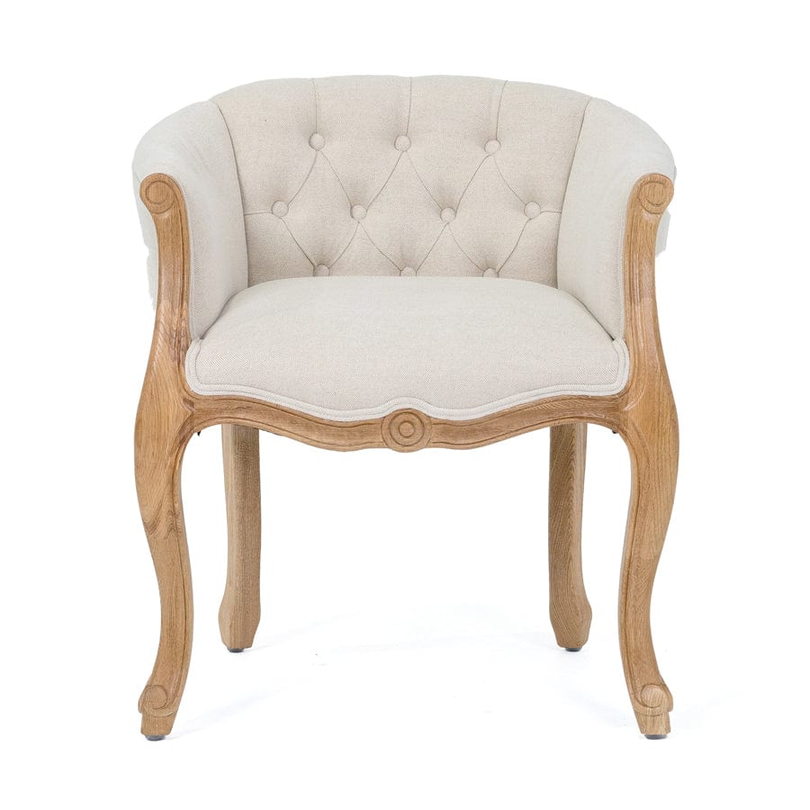 Cabriole Elizabeth Chair Stone By Black Mango