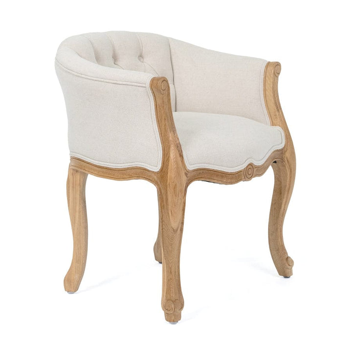 Cabriole Elizabeth Chair Stone By Black Mango