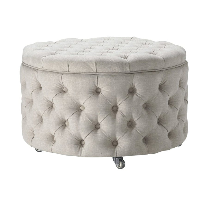 Emma Storage Ottoman Large 75cm Mushroom By Black Mango