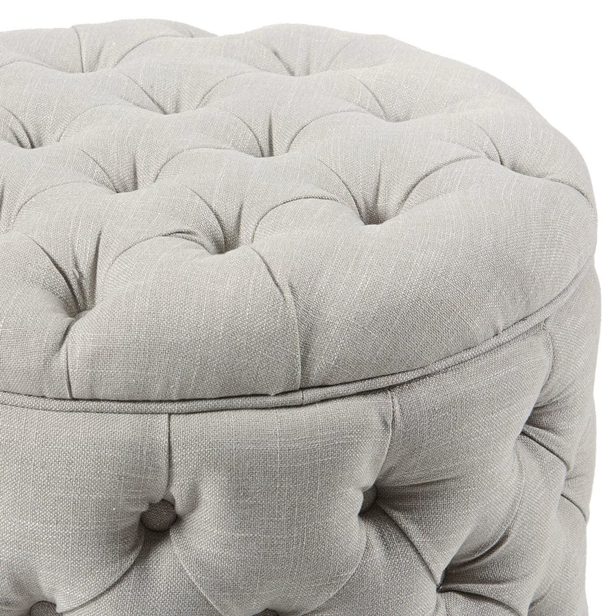 Emma Storage Ottoman Small Mushroom By Black Mango