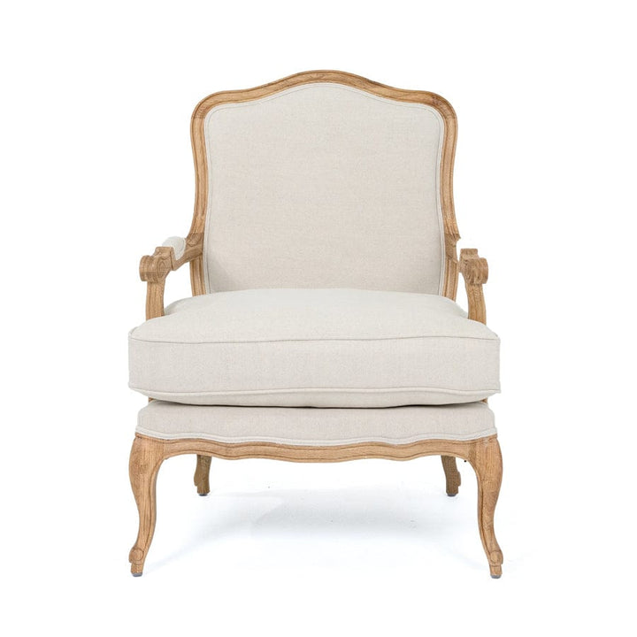 French Provincial Occasional Chair Stone By Black Mango