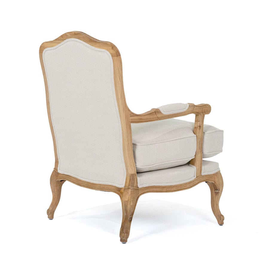 French Provincial Occasional Chair Stone By Black Mango