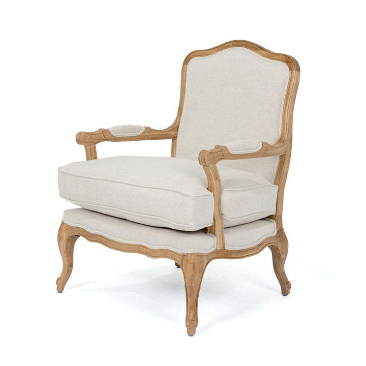 French Provincial Occasional Chair Stone By Black Mango