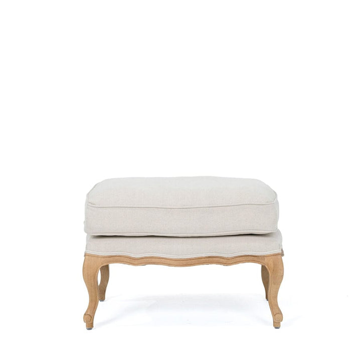 French Provincial Ottoman Stone By Black Mango