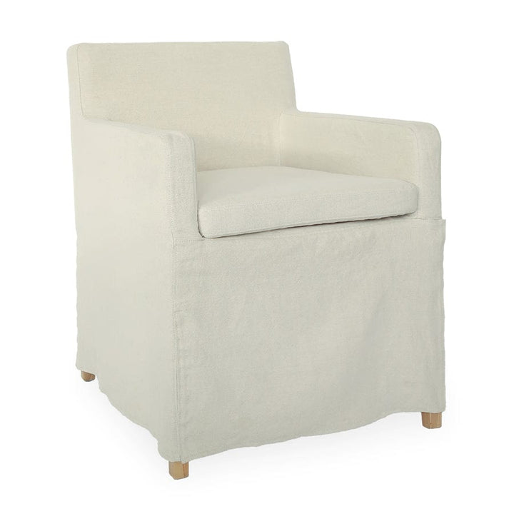 Halle Slipcover Dining Chair By Black Mango