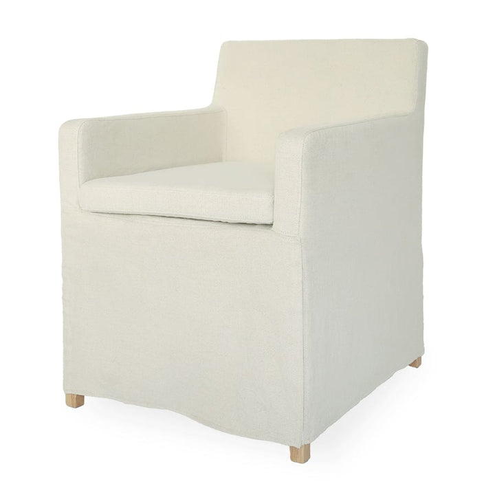 Halle Slipcover Dining Chair By Black Mango