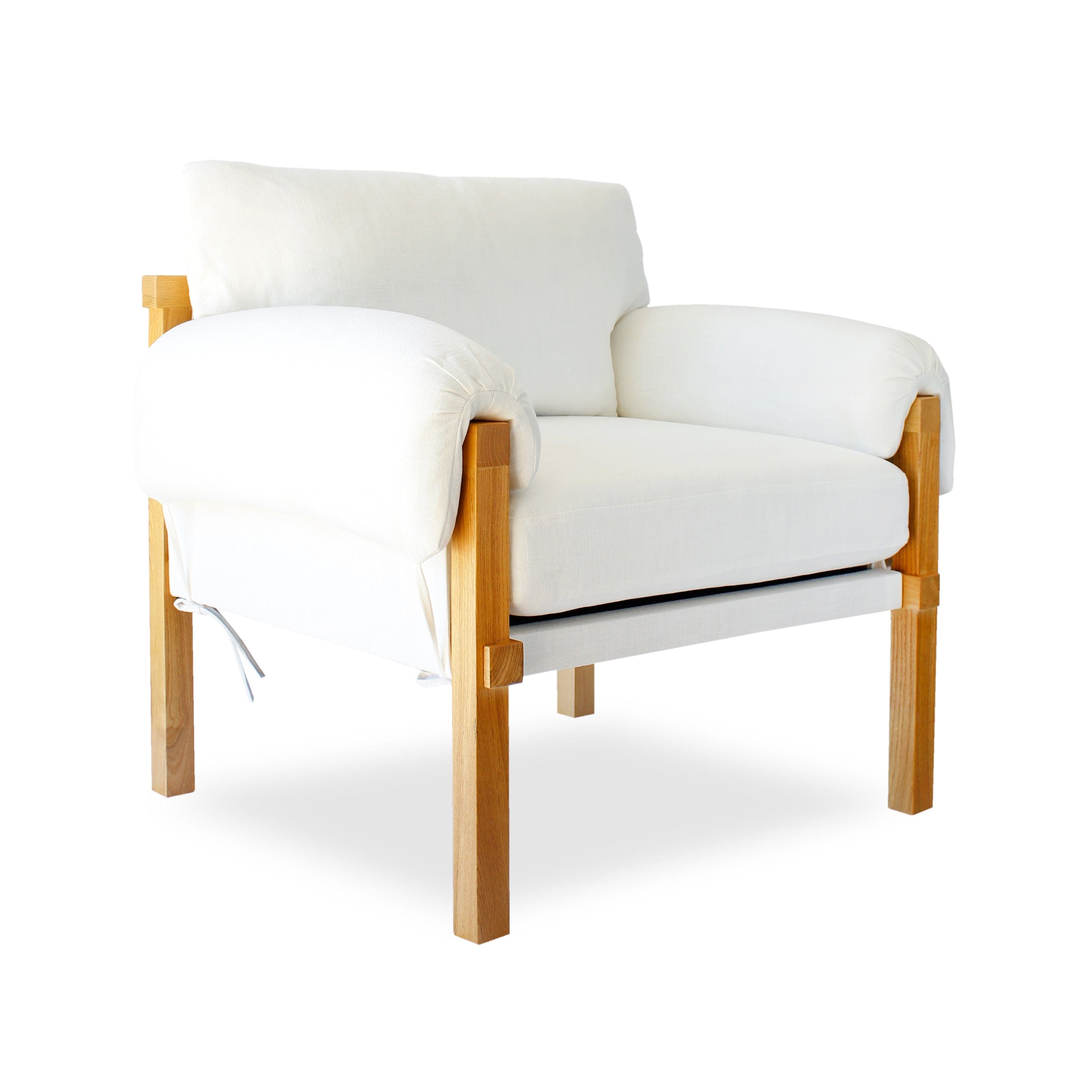 Off white arm online chairs