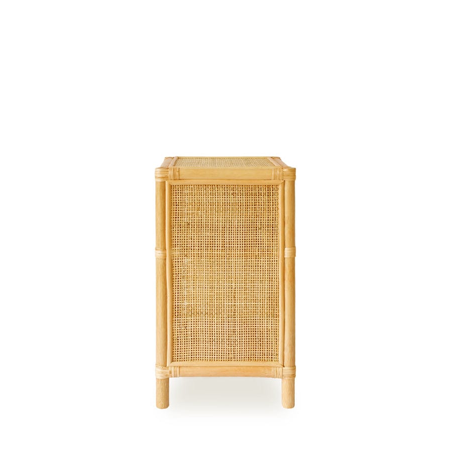 Lennox Rattan Bedside Table By Black Mango