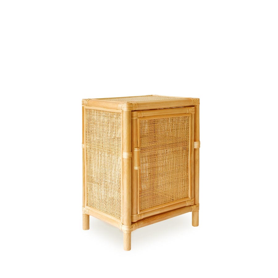 Lennox Rattan Bedside Table By Black Mango