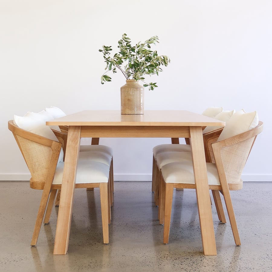 Mari Oak Dining Table 210cm By Black Mango