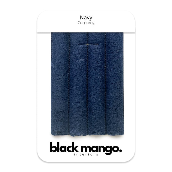 Navy Corduroy (Cloud/Juno Range) Swatches By Black Mango