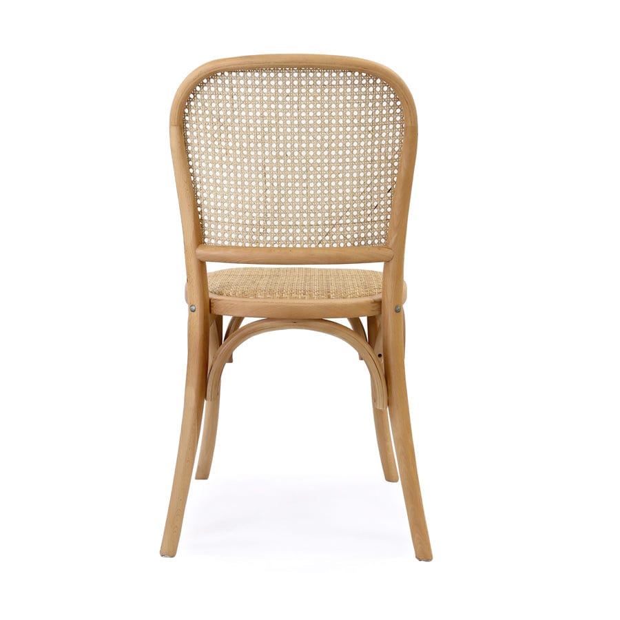 Salsa 2.0 Rattan & Bentwood Dining Chair Natural | Set of 2 By Black Mango