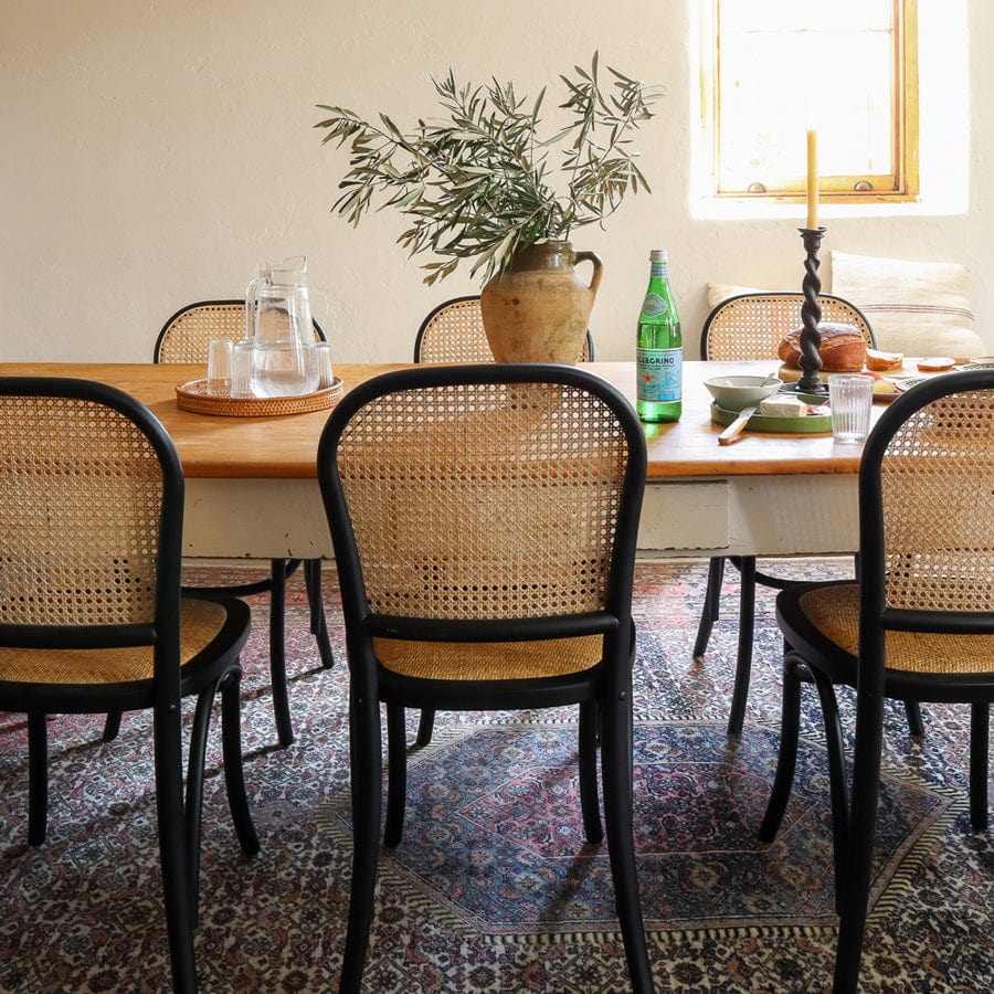 Rattan dining deals table and chairs