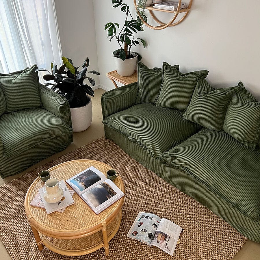 Sage green store 2 seater sofa