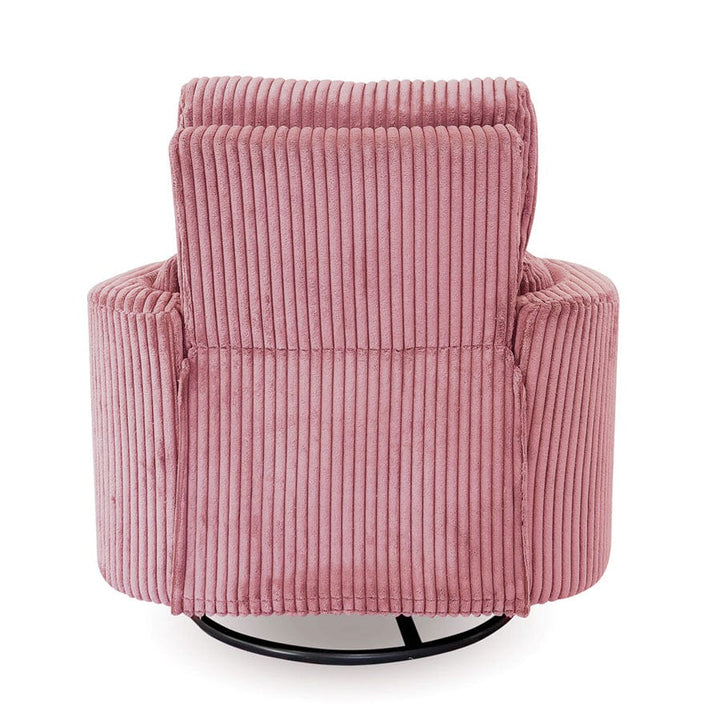 The Hug Swivel Recliner Chair Blush By Black Mango