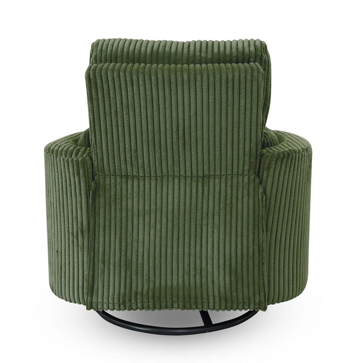 The Hug Swivel Recliner Chair Sage By Black Mango