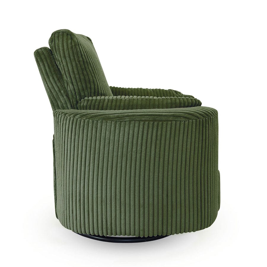 The Hug Swivel Recliner Chair Sage By Black Mango