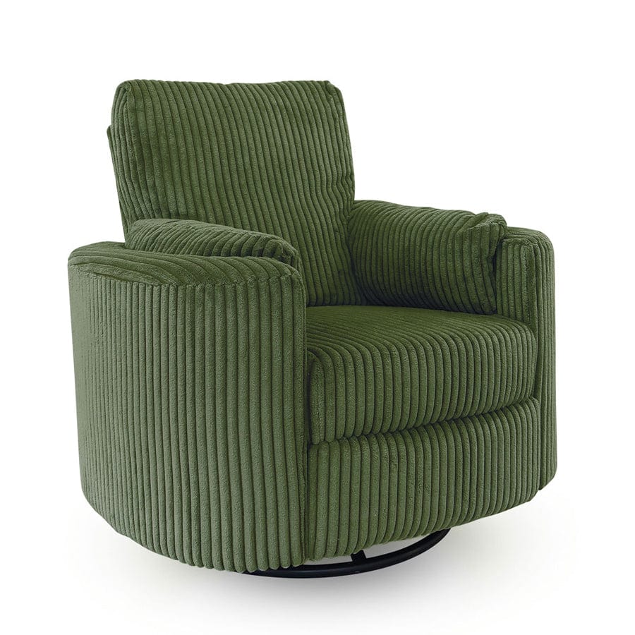 The Hug Swivel Recliner Chair Sage By Black Mango