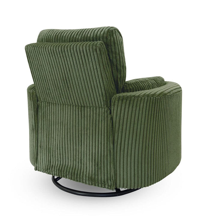 The Hug Swivel Recliner Chair Sage By Black Mango